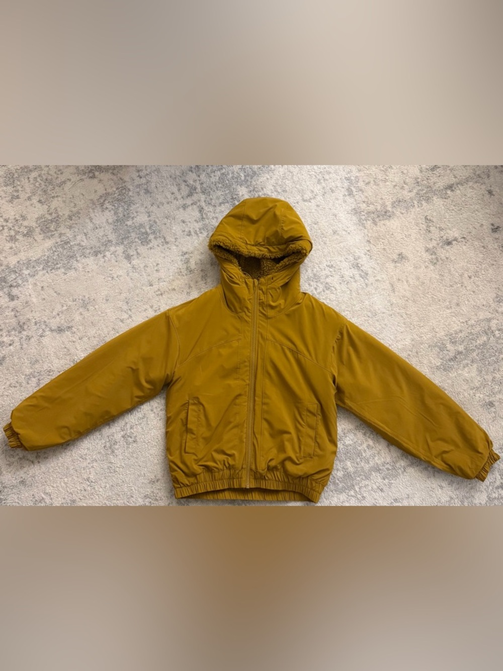 lululemon athletica spiced bronze Hooded reversible Jacket